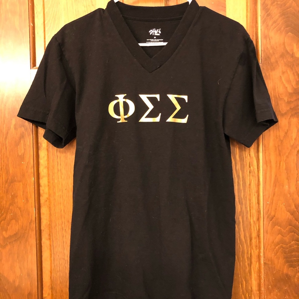 Phi Sigma Sigma V-Neck T-Shirt